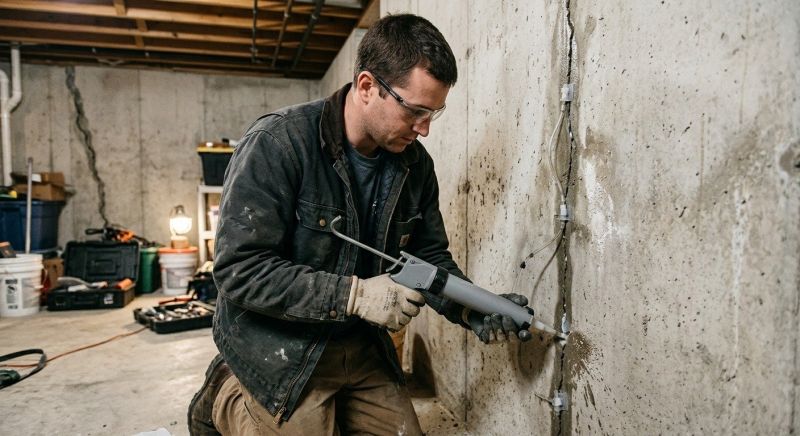 Basement Crack Repair in Winder, GA
