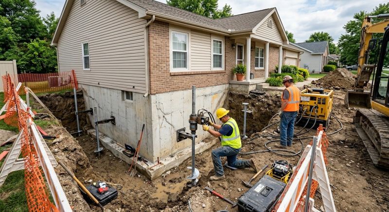 Building Foundation Repair in Flowery Branch, GA