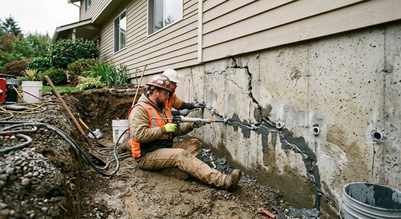 Cracked Foundation Repair in Gwinnett County, GA