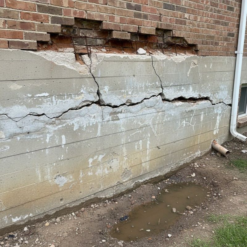 Cracked Foundation Repair in Hoschton, GA