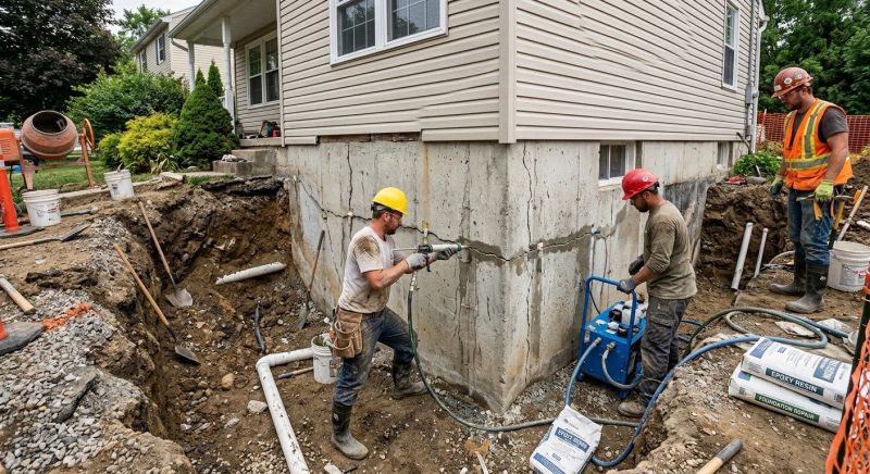 Cracked Foundation Repair in Lawrenceville, GA