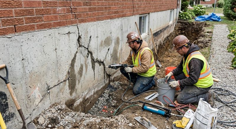 Cracked Foundation Repair in Lawrenceville, GA