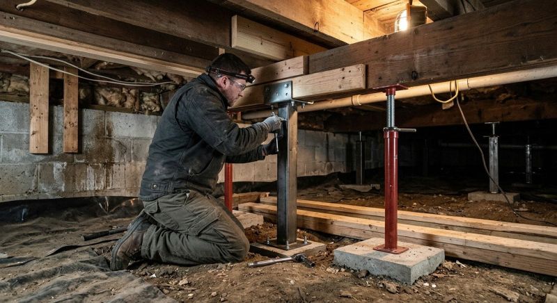 Crawlspace Structural Repair in Winder, GA