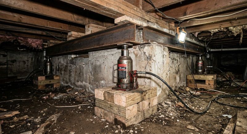 Foundation Jacking in Bethlehem, GA