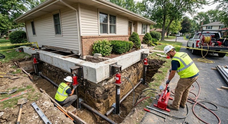 Foundation Jacking in Snellville, GA
