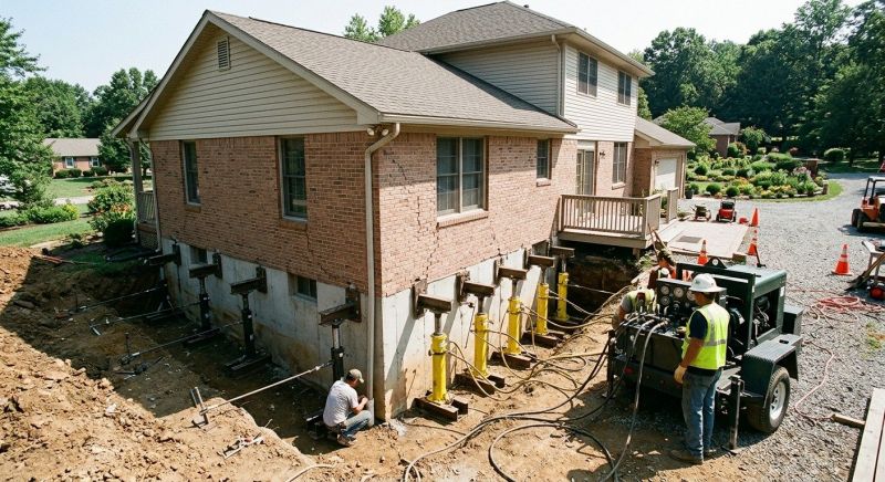 Foundation Jacking in Suwanee, GA