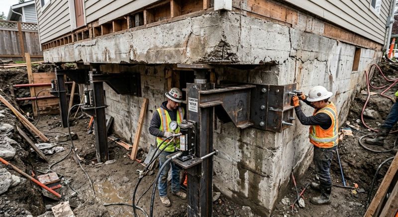 Foundation Lifting in Suwanee, GA