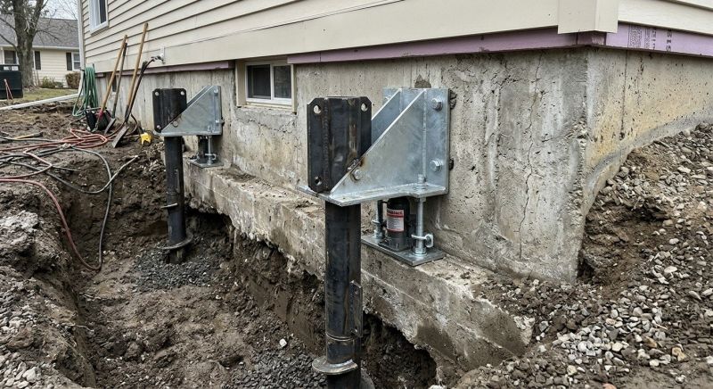 Foundation Pier Leveling in Winder, GA