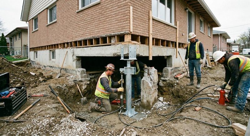Foundation Pier Repair in Winder, GA