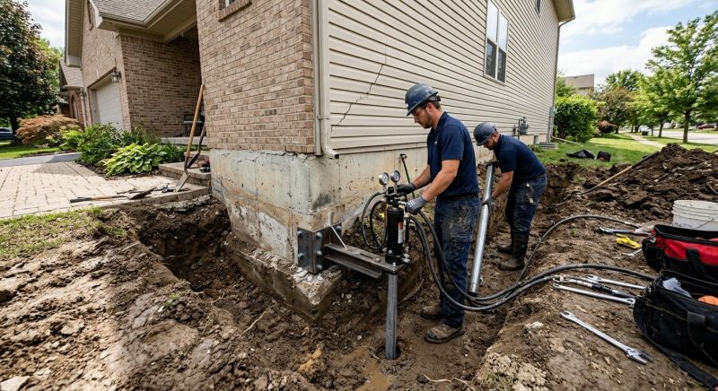Foundation Settlement Repair in Winder, GA