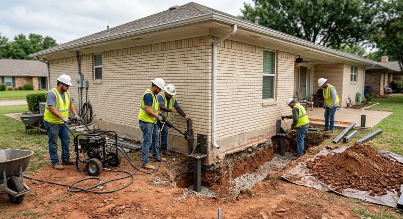 Foundation Stabilizing in Oakwood, GA