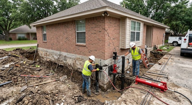 House Foundation Repair in Winterville, GA