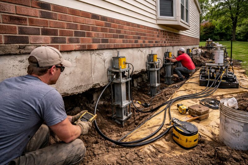 Settling Foundation Service in Maysville, GA