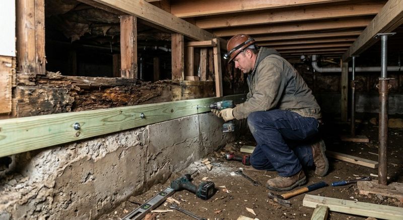 Sinking Foundation Repair in Commerce, GA