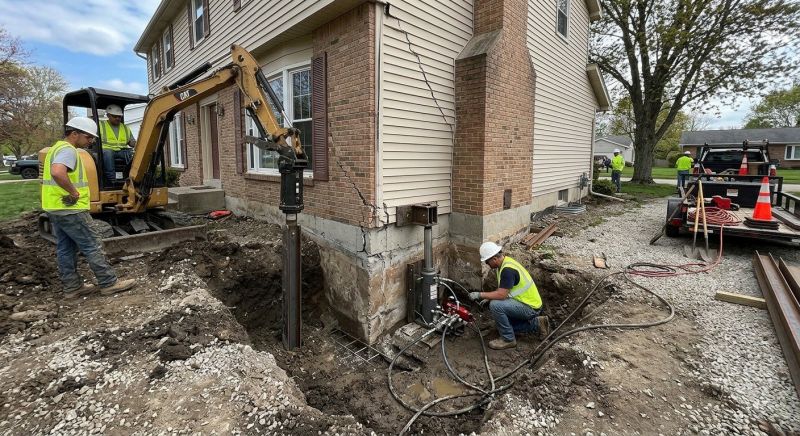 Sinking Foundation Repair in Snellville, GA