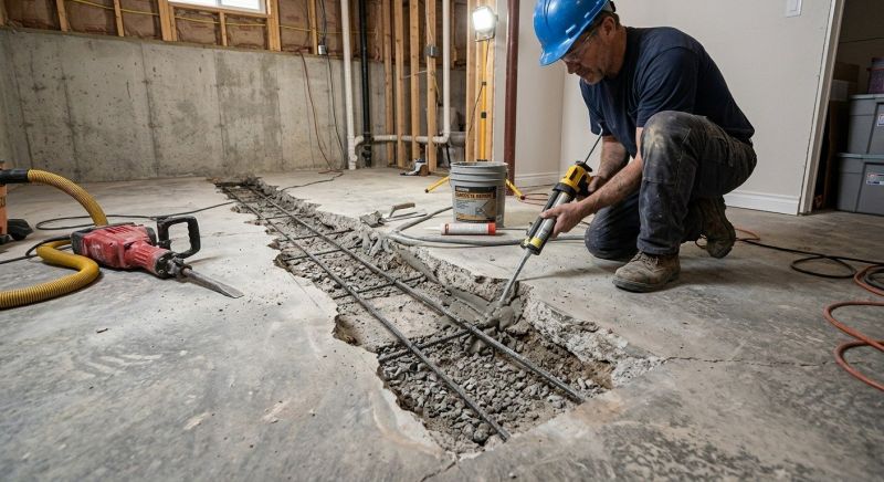 Slab Foundation Repair in Winder, GA